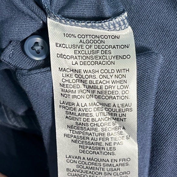 Boys 12 month Adidas Blue Polo Short Sleeve Jumpsuit Romper - Picture 9 of 11